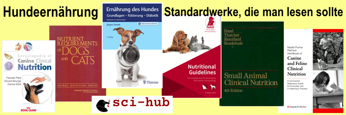 Standard-Lieteratur zur Hundeernährung, die man gelesen haben sollte